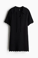 Pointelle-Knit Dress