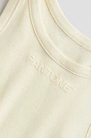 Embossed-print Tank Top