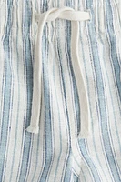 Linen-Blend Shorts