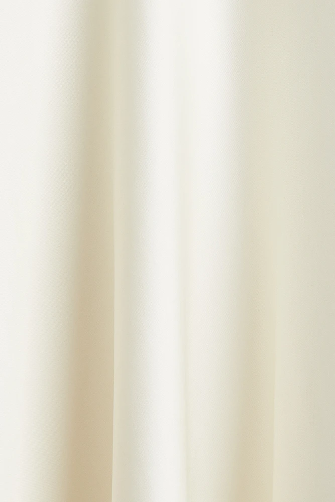 V-Neck Satin Dress