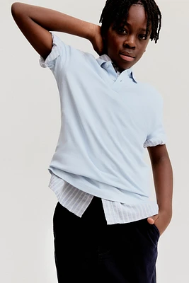 Cotton Pique Polo Shirt