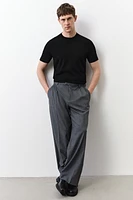 Slim-Fit Fine-Knit T-Shirt