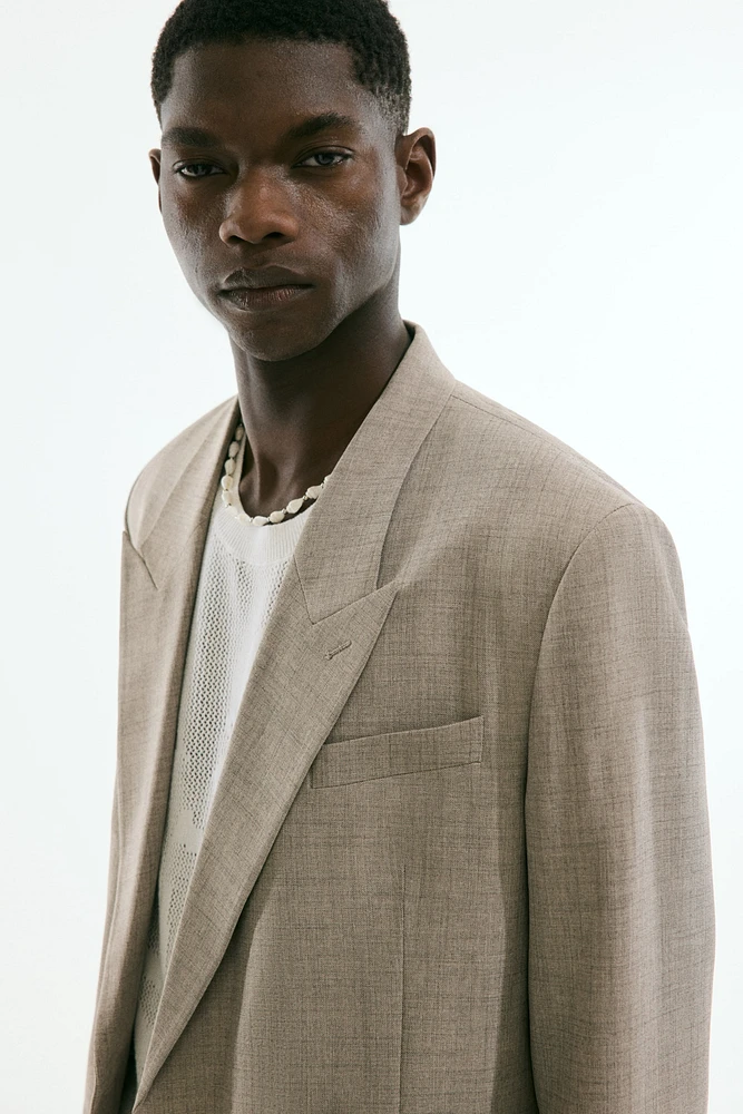 Relaxed-Fit Double-Breasted Blazer