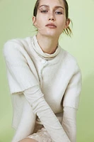 Mohair-Blend Cardigan