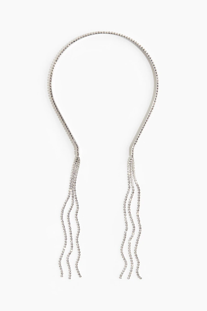 Rhinestone-Covered Hairband