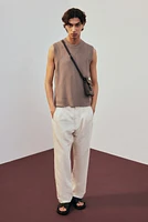 Regular-Fit Ribbed Sweater Vest