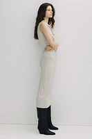 Twist-Detail One-Shoulder Dress