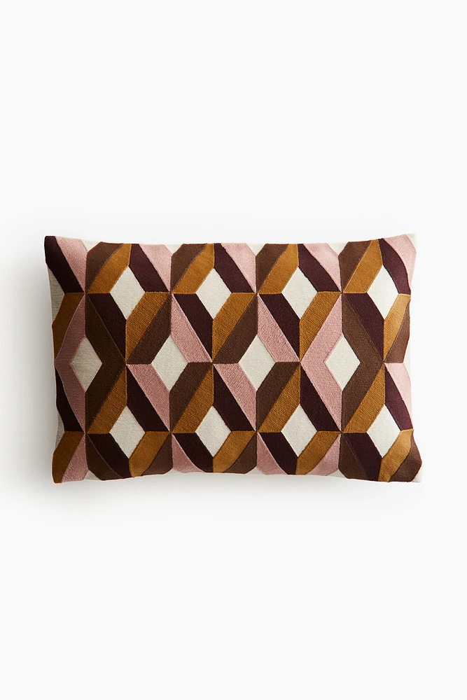 Embroidered Cushion Cover