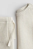 2-Piece Waffled Cotton Set