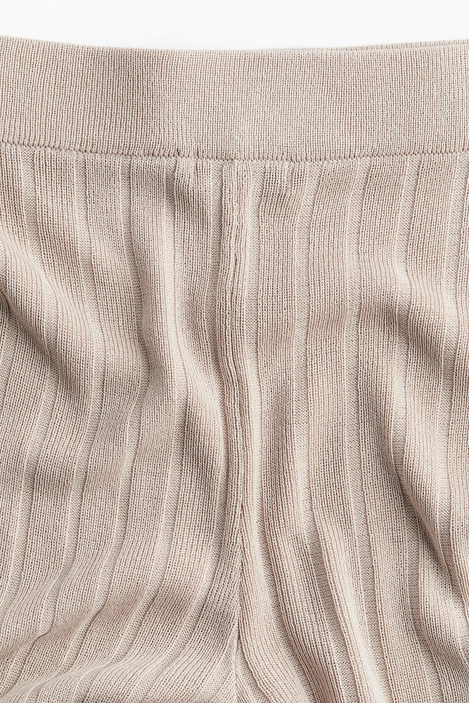 Rib-knit Pants