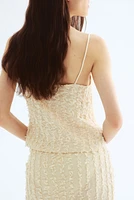 Frayed Camisole Top