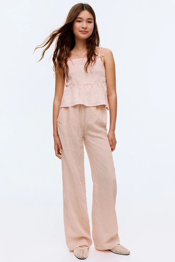 Tie-Detail Pants