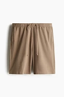 Relaxed-Fit Knee-Length Piqué Shorts
