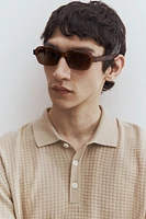 Regular Fit Textured-Knit Polo Shirt
