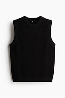 Regular Fit Pointelle-Knit Tank Top