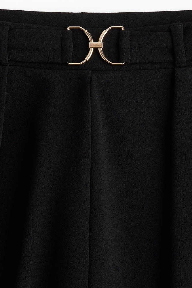 Buckle-detail Dress Pants