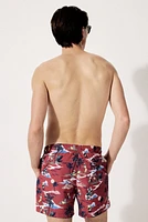 Patterned Swim Shorts