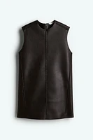 Braided-Detail Coated Dress