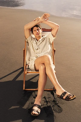 Cotton Pajama Shirt and Shorts