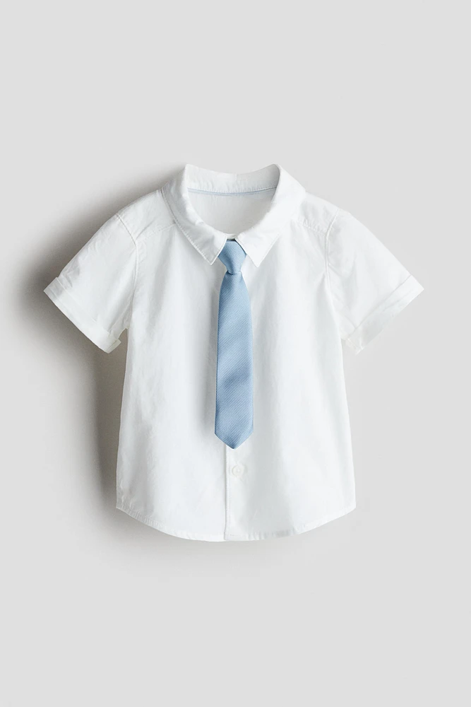 2-Piece Shirt and Tie Set