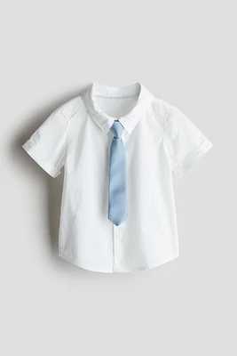 2-Piece Shirt and Tie Set