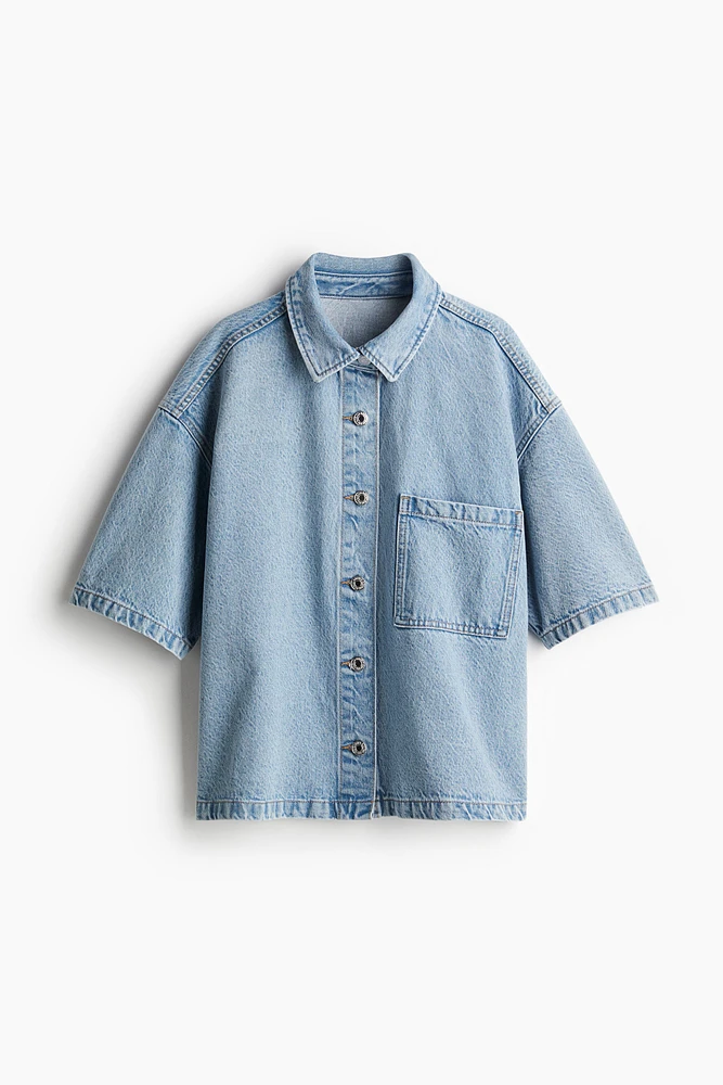 Oversized Denim Shirt