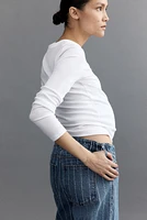 MAMA Before & After Wide Jeans