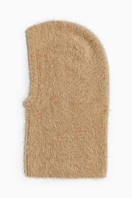 Fluffy-Knit Balaclava