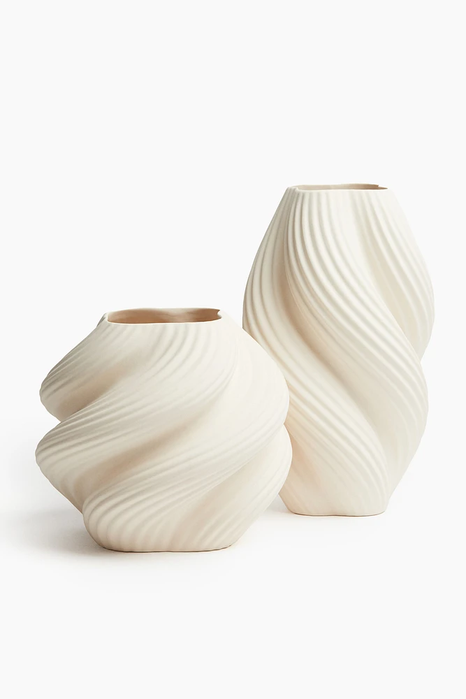 Tall Stoneware Vase