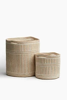 Small Patterned Storage Basket