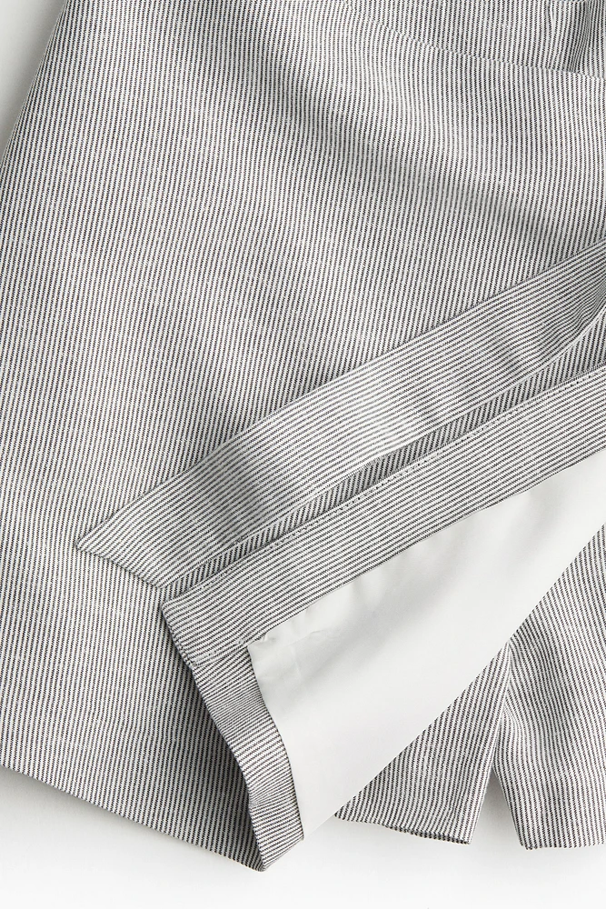 Linen-Blend Skort