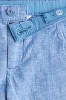 Linen-Blend Chino Shorts