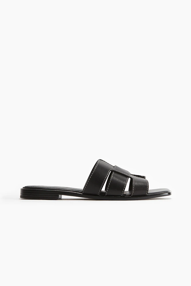 Sandales en cuir