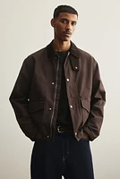 Regular Fit Canvas Jacket