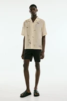 Regular-Fit Lyocell-Blend Resort Shirt