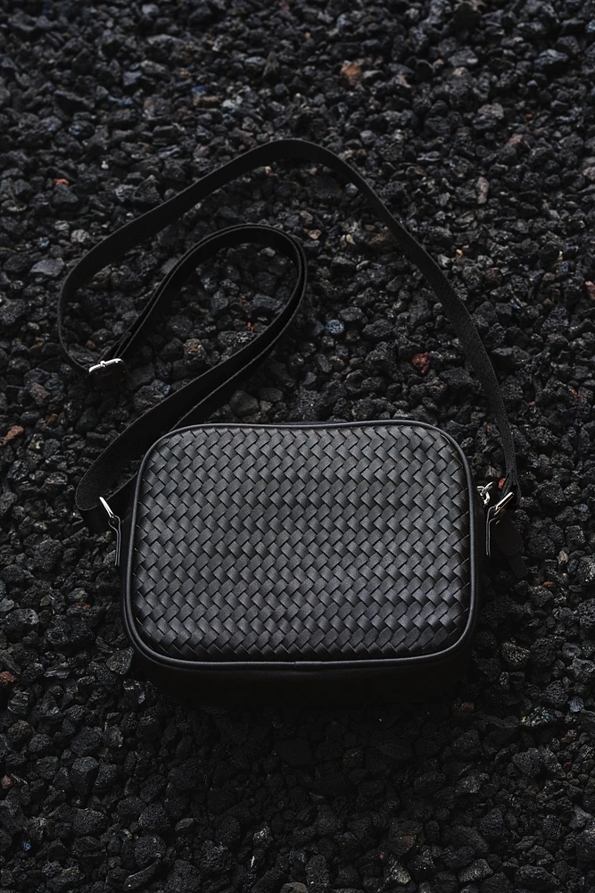 Braided Crossbody Bag