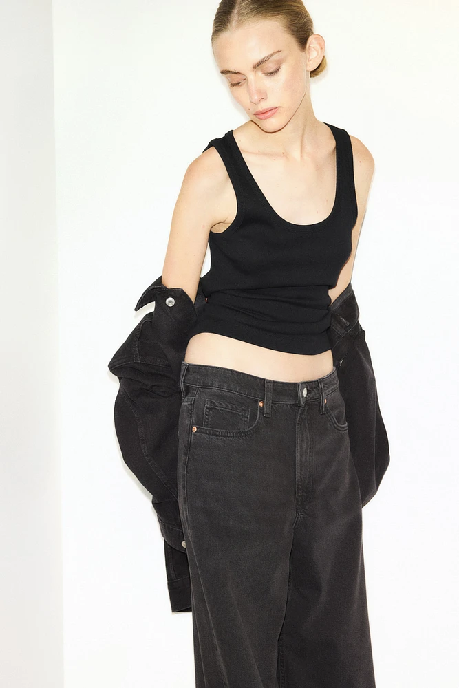Feather Soft Super Wide Ultra High Jeans
