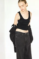 Feather Soft Super Wide Ultra High Jeans