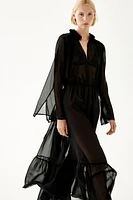 Sheer Maxi Dress