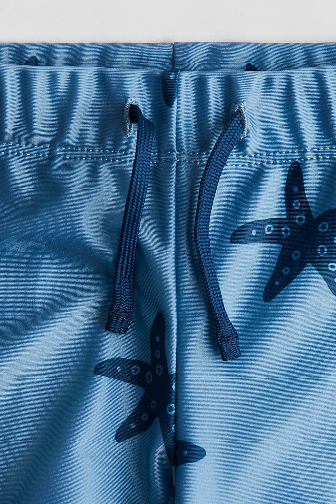 Printed Swim Trunks