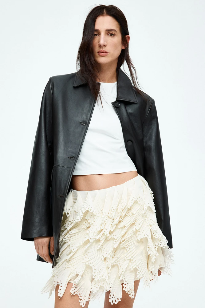Chiffon Skirt with Flounces