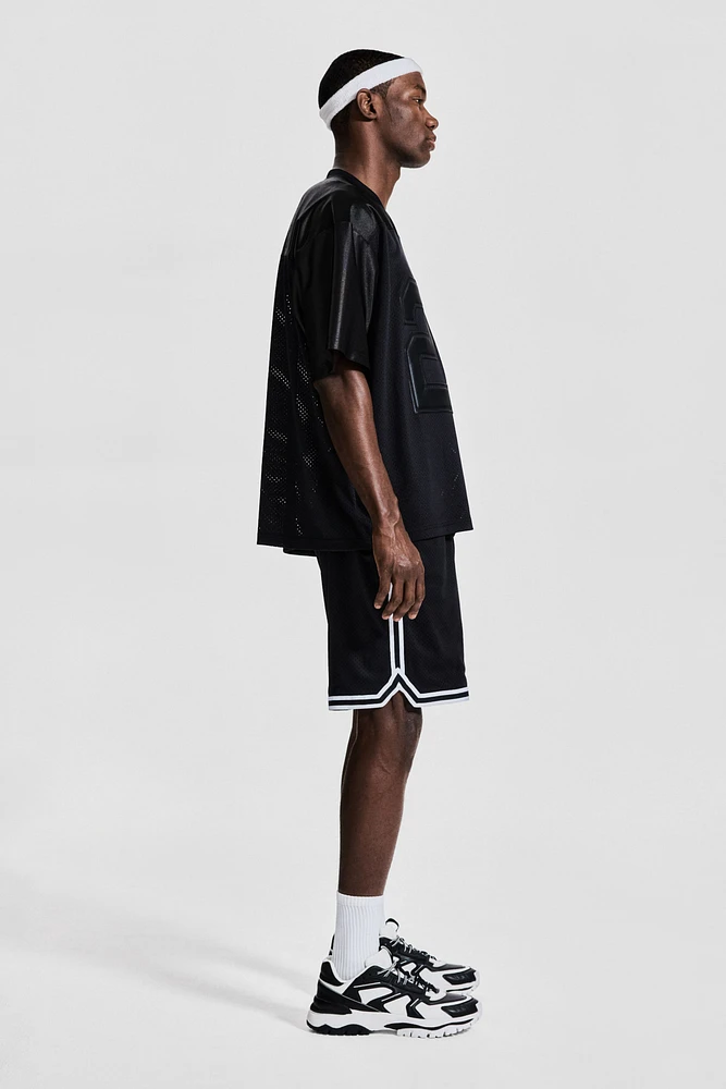 Loose-Fit Printed Sports Shirt with DryMove™