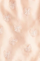 Appliquéd organza dress