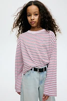 Long-Sleeved Cotton Jersey Top