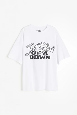 T-shirt grande taille imprimé
