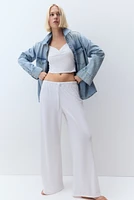 Straight-Leg Drawstring Pants