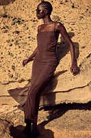 Draped Strappy Dress