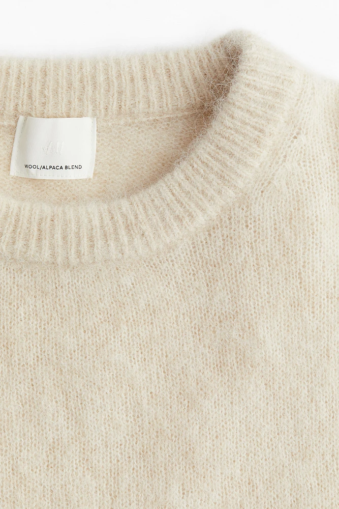 Oversized Alpaca-Blend Sweater