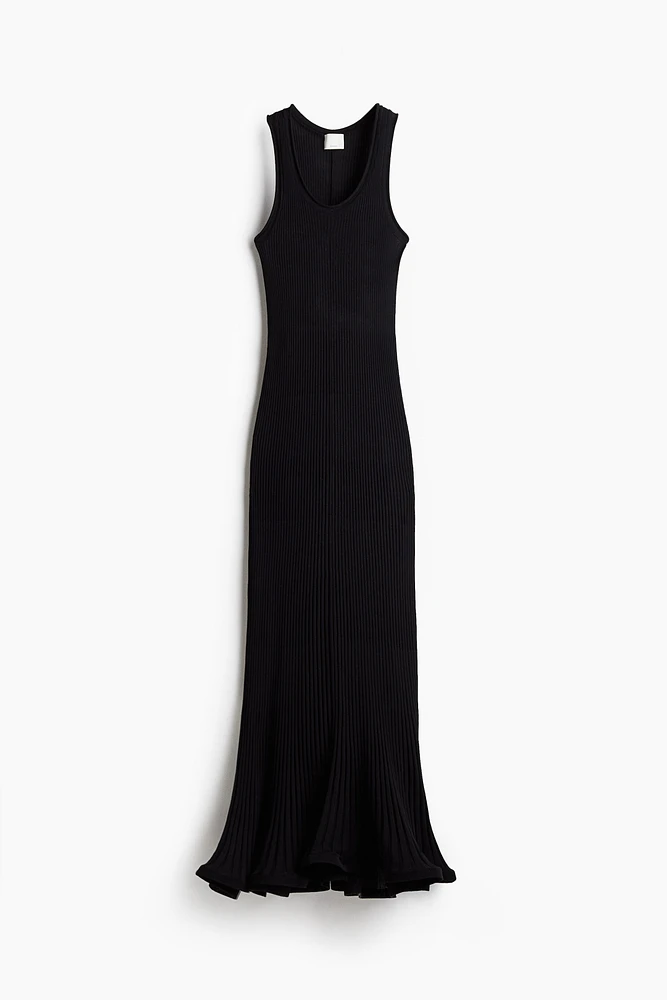Silk-Blend Maxi Dress