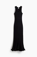 Silk-Blend Maxi Dress